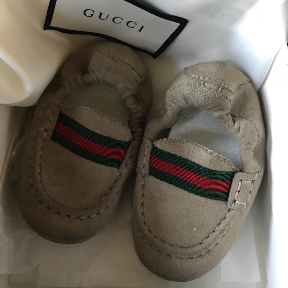 Gucci baby shoes